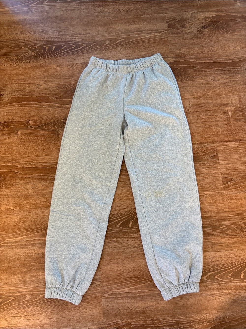 Edikted Light Grey Kids Joggers with Elastic Cuffs